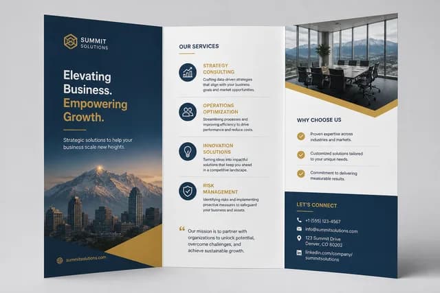 Tri-Fold Brochure